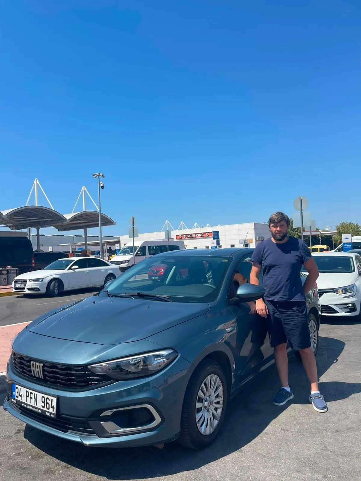 Übergabe am Flughafen Antalya – Fiat Egea